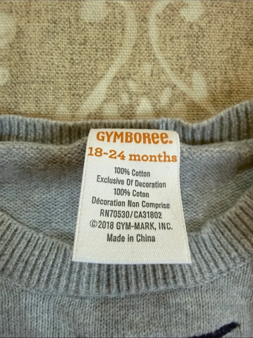 Gymboree Girl Novelty Hummingbird Sweater with Pink Ruffle 18 -24 m. Cotton